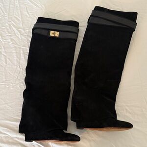 Givenchy Black Over the Knee Boots